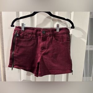 Rock & Republic Dark Red Jean Shorts